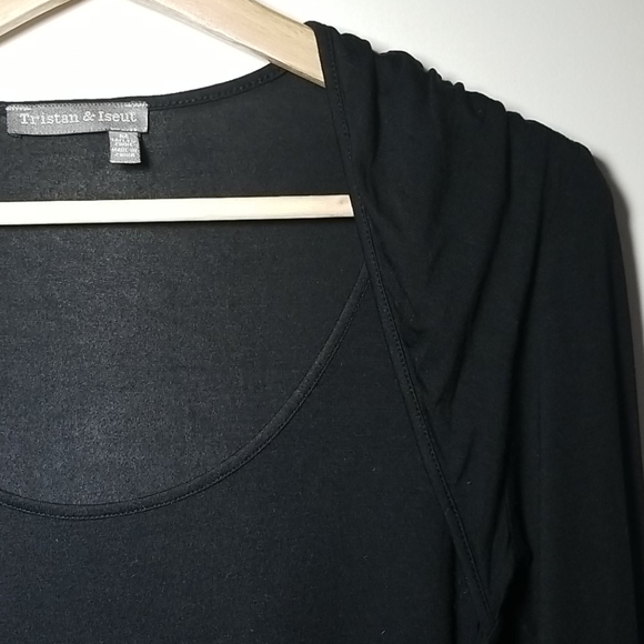 Tristan long sleeve tshirt with shoulder detail - Picture 3 of 4